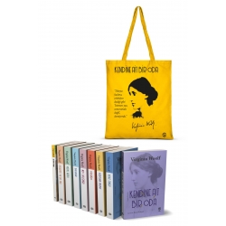 Virginia Woolf 9 Kitaplık Set + Sarı Bez Çanta Hediyeli